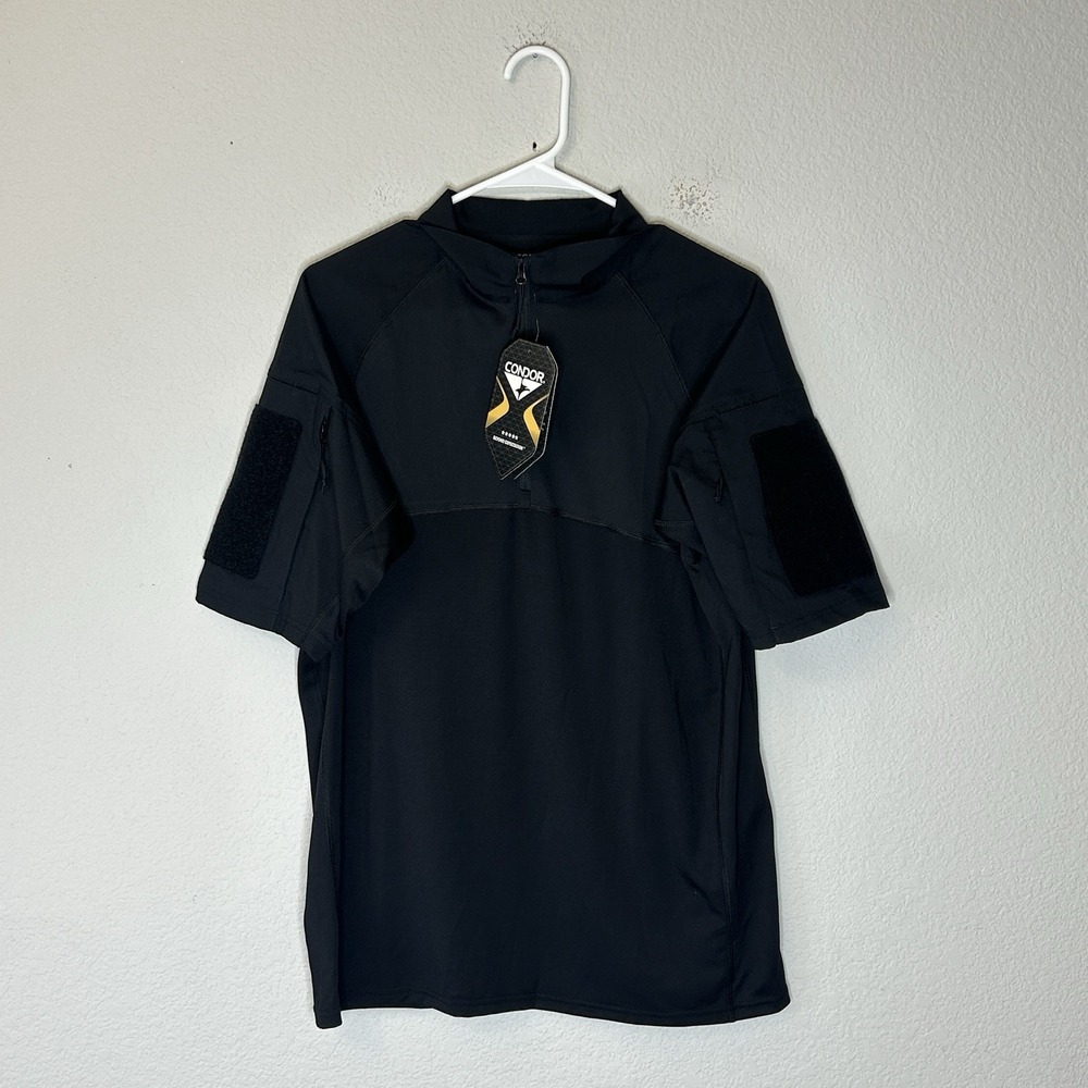 NWT Condor Black Short Sleeve Combat Shirt Gen II Mens Size M Performance 101281